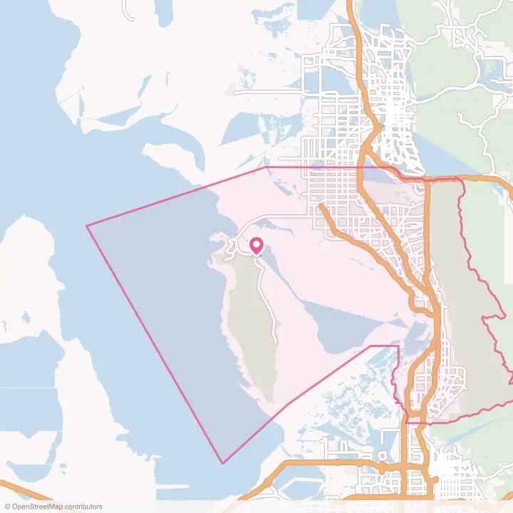 Map of the flower delivery area in Davis County, Utah